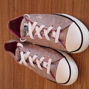 Converse One Star Metallic Rainbow Low Tops Sz 5